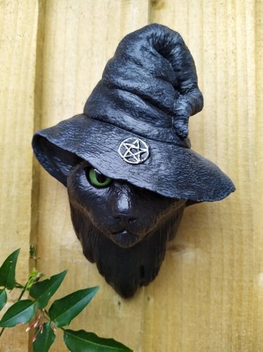 Witchy cat wall - cat,