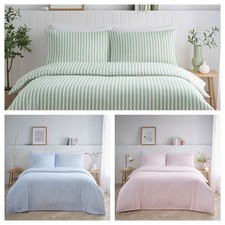 Duvet cover set candy stripe