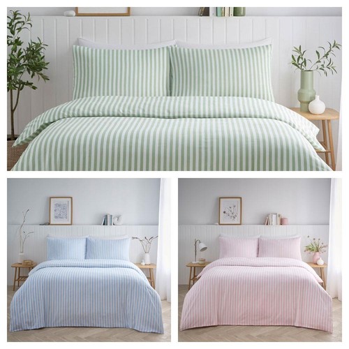 Duvet cover set candy stripe