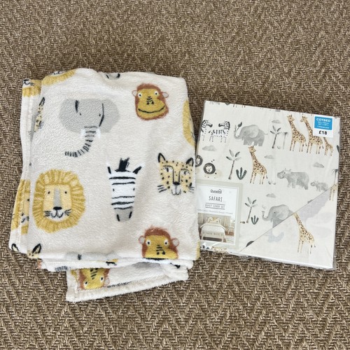 Dunelm cot bed safari set - cot,