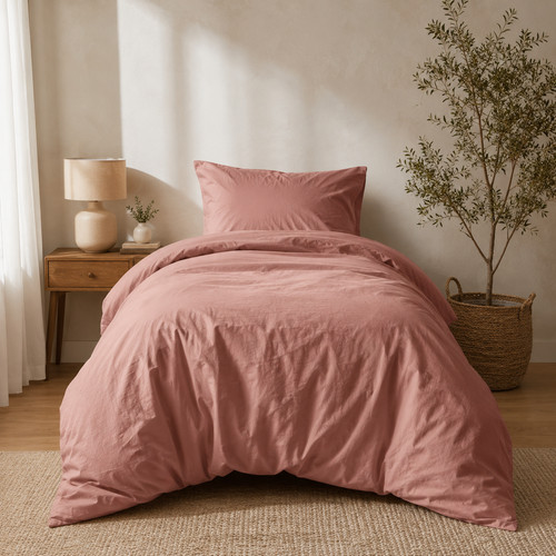 Washed cotton single - washed, duvet