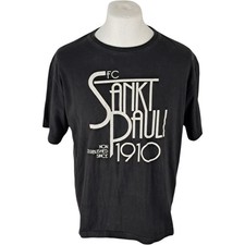ST Pauli T Shirt XL Men Black
