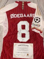 Authentic Arsenal Hand Signed