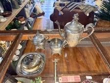 Antique Silver Plate Tea