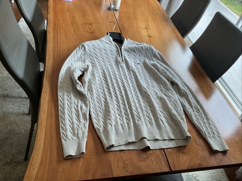 Fynch hatton ribbed white zip - ribbed,