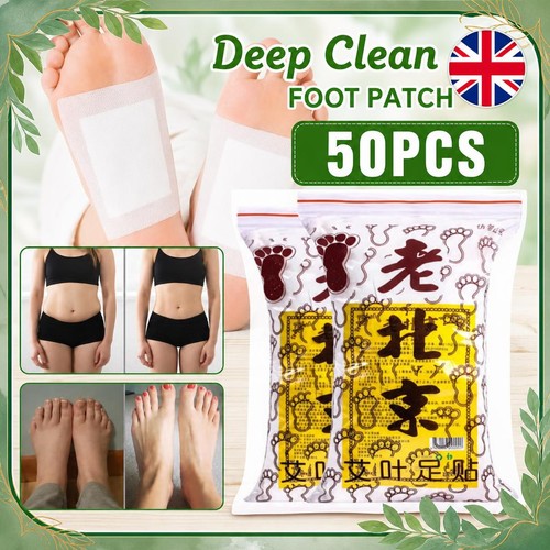 50x detox foot - detox, patches
