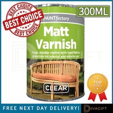 CLEAR MATT VARNISH TIN