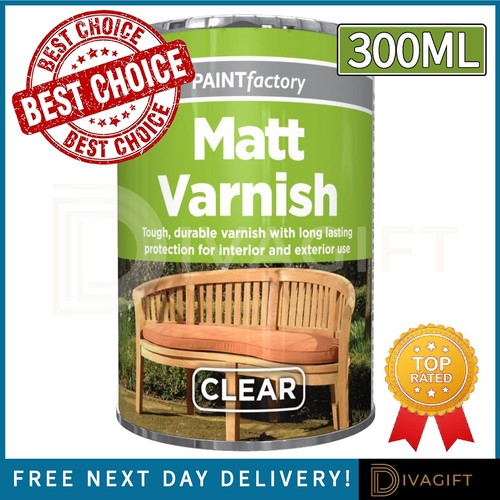 Clear matt varnish tin - varnish, 300ml