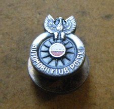 PIN BADGE AUTOMOBIL KLUB POLSKI MENNICA PANSTWOWA SKODA 130S OCTAVIA 1000 MB
