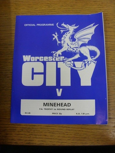 1982 worcester city v - city,