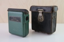 Green Vintage cowley automatic level with hard leather case