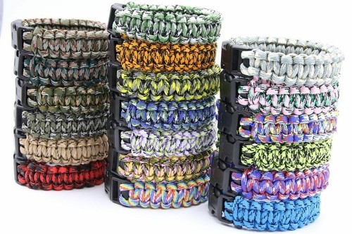 Green mix tan 550 - green, paracord