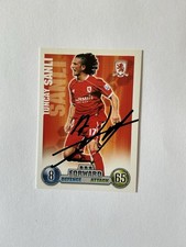 TUNCAY SANLI  Middlesbrough  Signed Card.