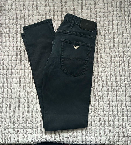 Armani black slim skinny - black,