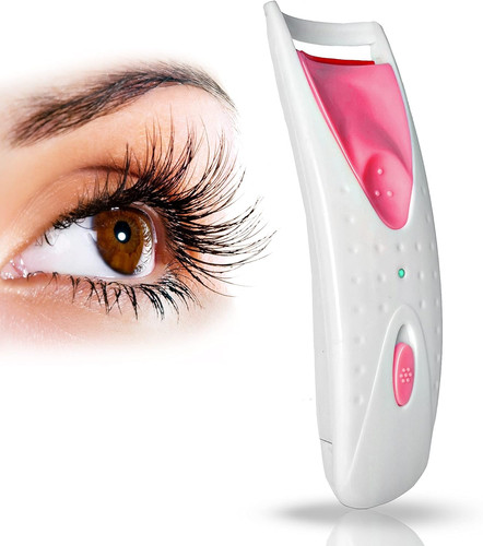 Heated electric eyelash curler - heated,