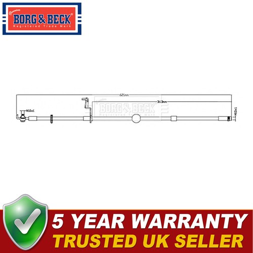 Borg beck front right brake - front,