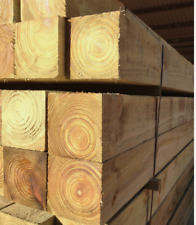 2.4m 100 x100 / 4" x 4" Tanalised Timber Fencing Post Fence