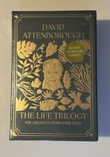 Sir David Attenborough Life Trilogy Box Set Signed 1st Edition HB Books