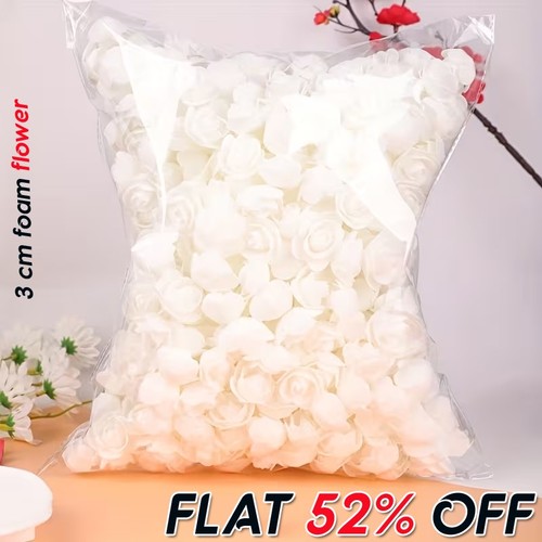500pcs foam roses 5cm - roses, 3.5cm