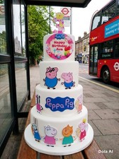 Peppa Pig photos Cake Topper
