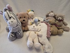 10 soft plush cuddly toys