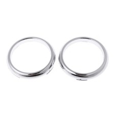 1 Pair ABS Chrome Front Fog