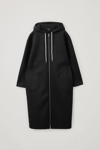 Women cos trench - black, xs