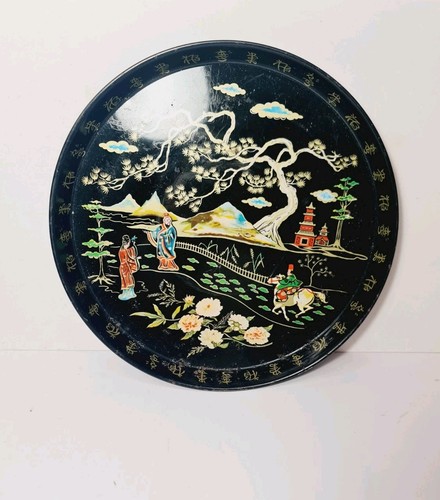 Oriental style cocktail tray - oriental,