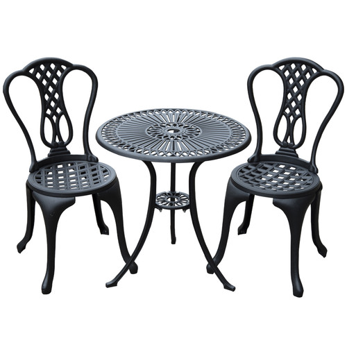 Piece cast aluminium bistro - 3,