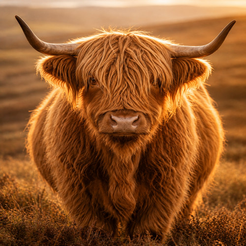 Highland cow tote bag warm - highland,