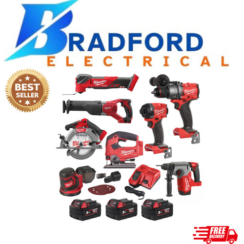 Milwaukee m18 piece cordless - 8-piece,
