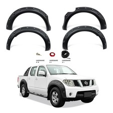 6.7" Wheel Arches Fender Flares Kit For Nissan Navara D40 2005-2010 Narrow Body 