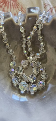 Crystal glass faceted - crystal,