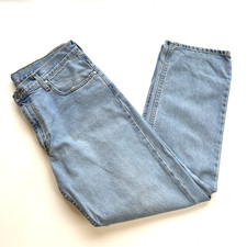 Lee Cooper Vintage Jeans Mens Light Blue Cotton (Waist 34") (Leg 29.5")