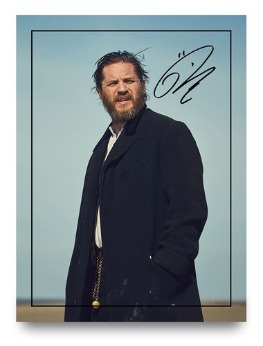 Tom hardy signed peaky - signed,