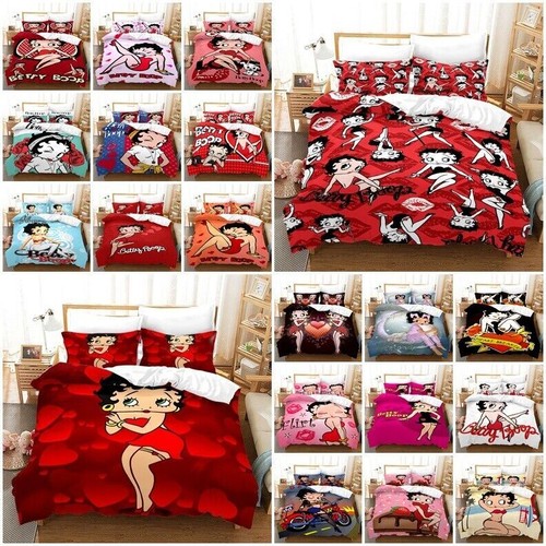 Girls betty boop duvet - 3d,