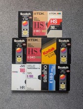Used vhs video tapes 80s - 11,