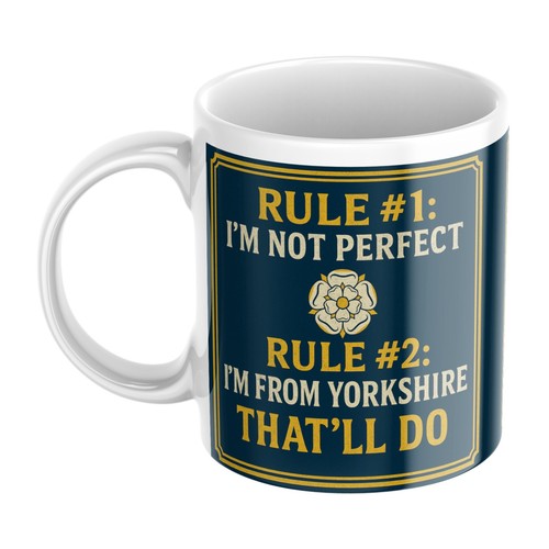 Proud yorkshire mug gift - mug, for