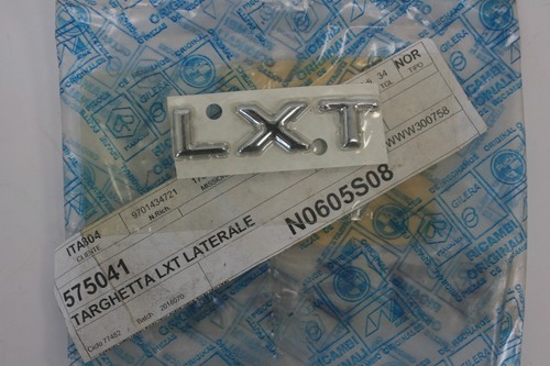 Plate adhesive bauletto rear - plate,