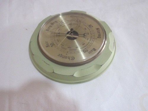 Barometer old used wooden - barometer,