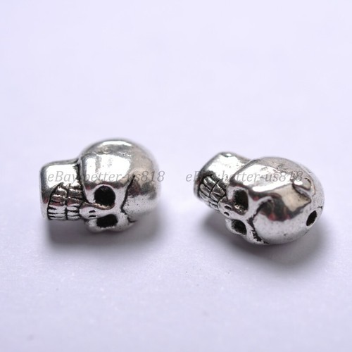 50pcs tibetan silver skull - 50pcs,