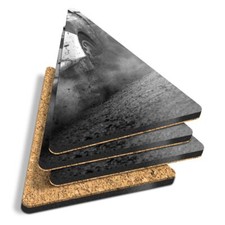 Triangle coasters bw - coasters,
