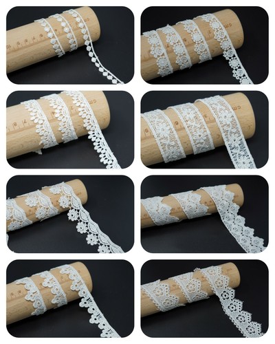 Fine edging white - white, guipure