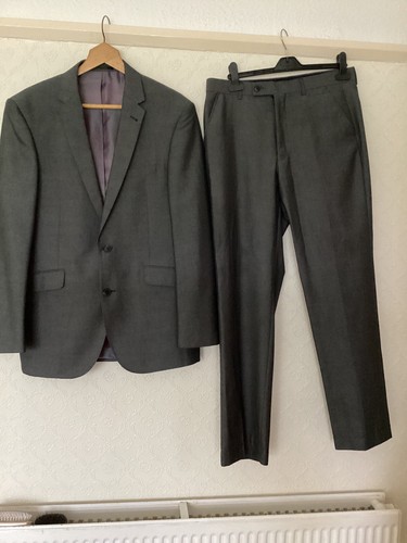 Mens suit 38r dark grey - dark, taylor