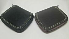 MENS WOMEN COIN WALLET PURSE FAUX LEATHER CHANGE SMALL POUCH TRAY COIN PURSE