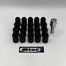 MTEC Alloy Wheel Nuts Black Tuner 20 + Key M14x1.5 Ford Transit Custom Sport 13