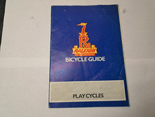 RALEIGH CYCLE OWNERS HANDBOOK