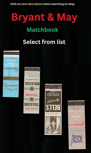 Bryant may matchbook - &,