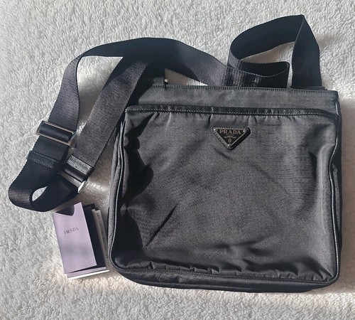 Prada milano black nylon - prada,