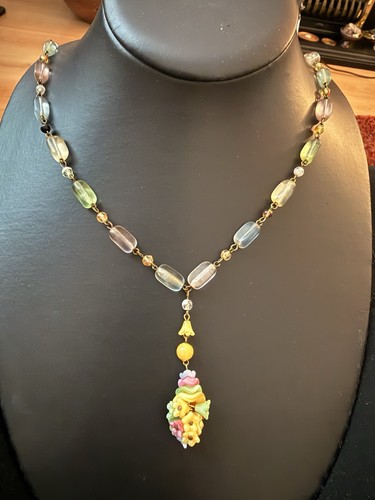 Vintage czech glass bead - czech,